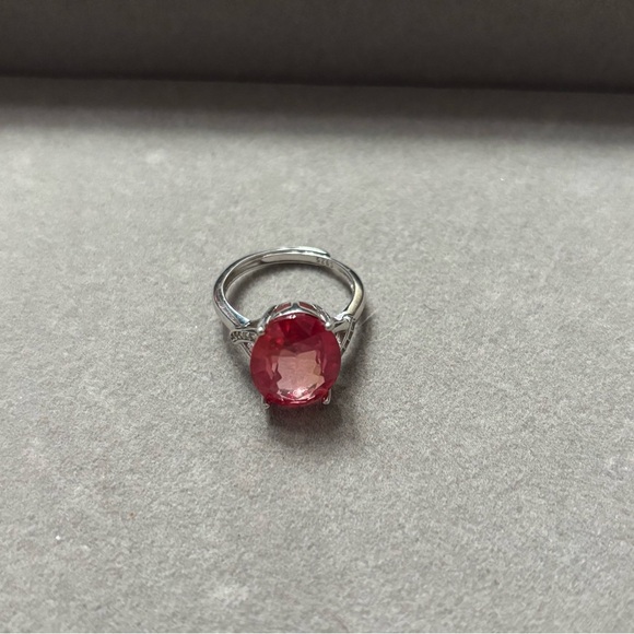 Certified Gemstone 8.85CT Natural Orange Spinel in 925 Sterling Silver Ring Sz 7 - Picture 11 of 11